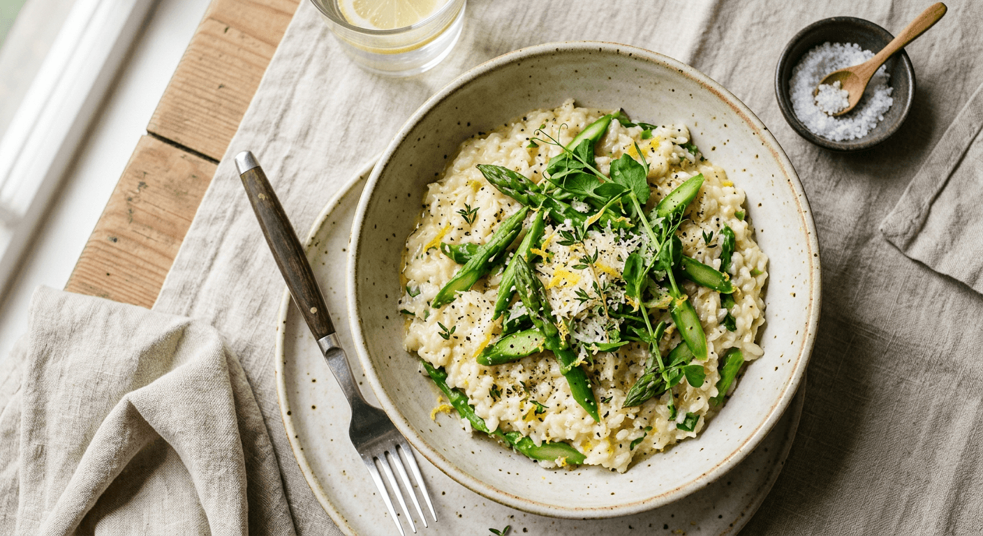 Lemon and Asparagus Risotto