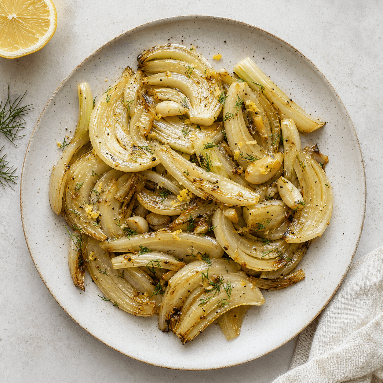 Lemon-Garlic Sautéed Fennel