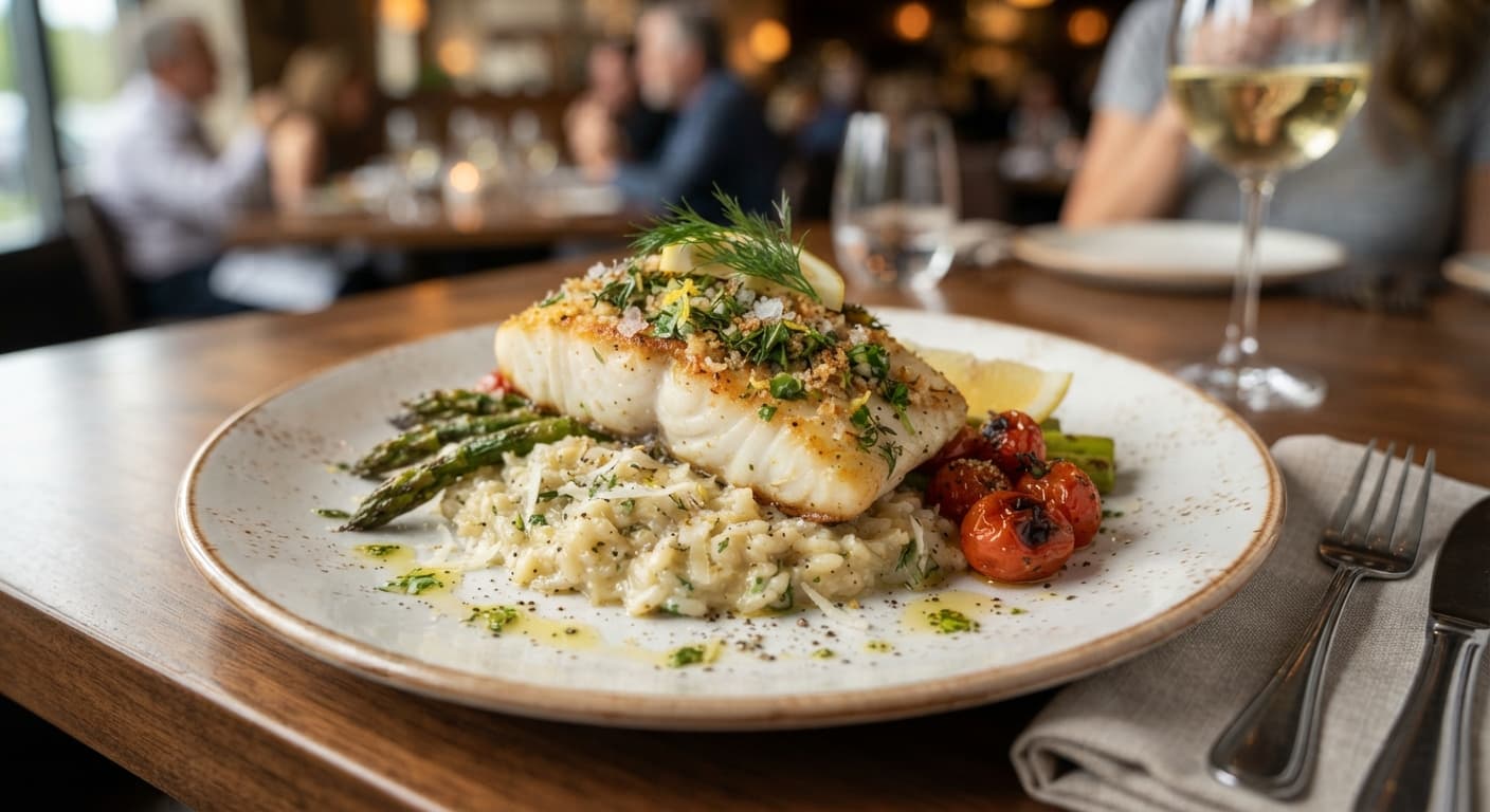 Lemon‑Herb Baked Cod