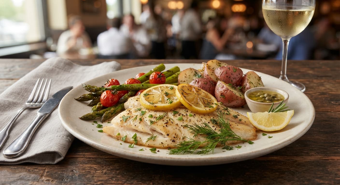 Lemon‑Herb Baked Tilapia