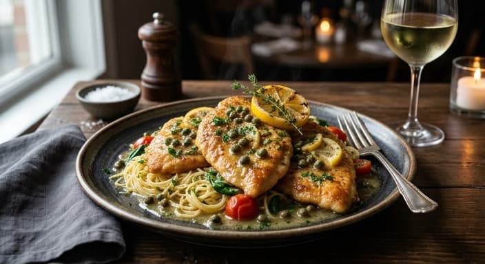 Lemon Herb Chicken Piccata