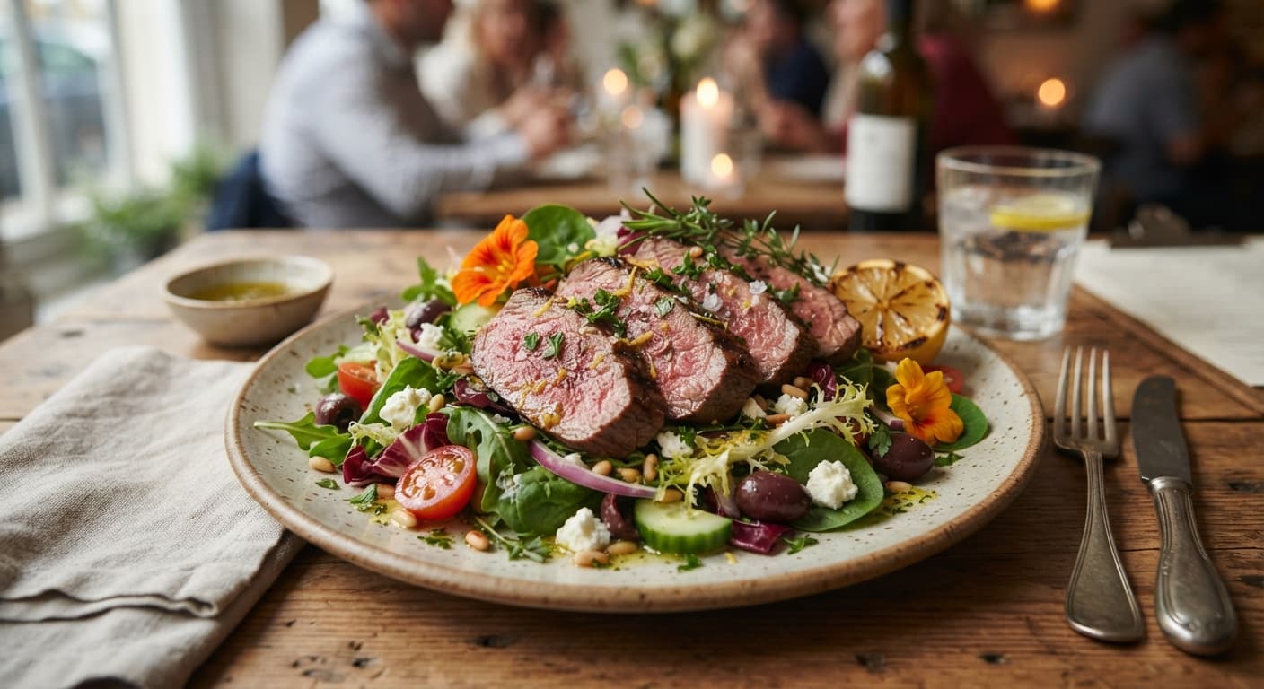 Lemon Herb Lamb Salad