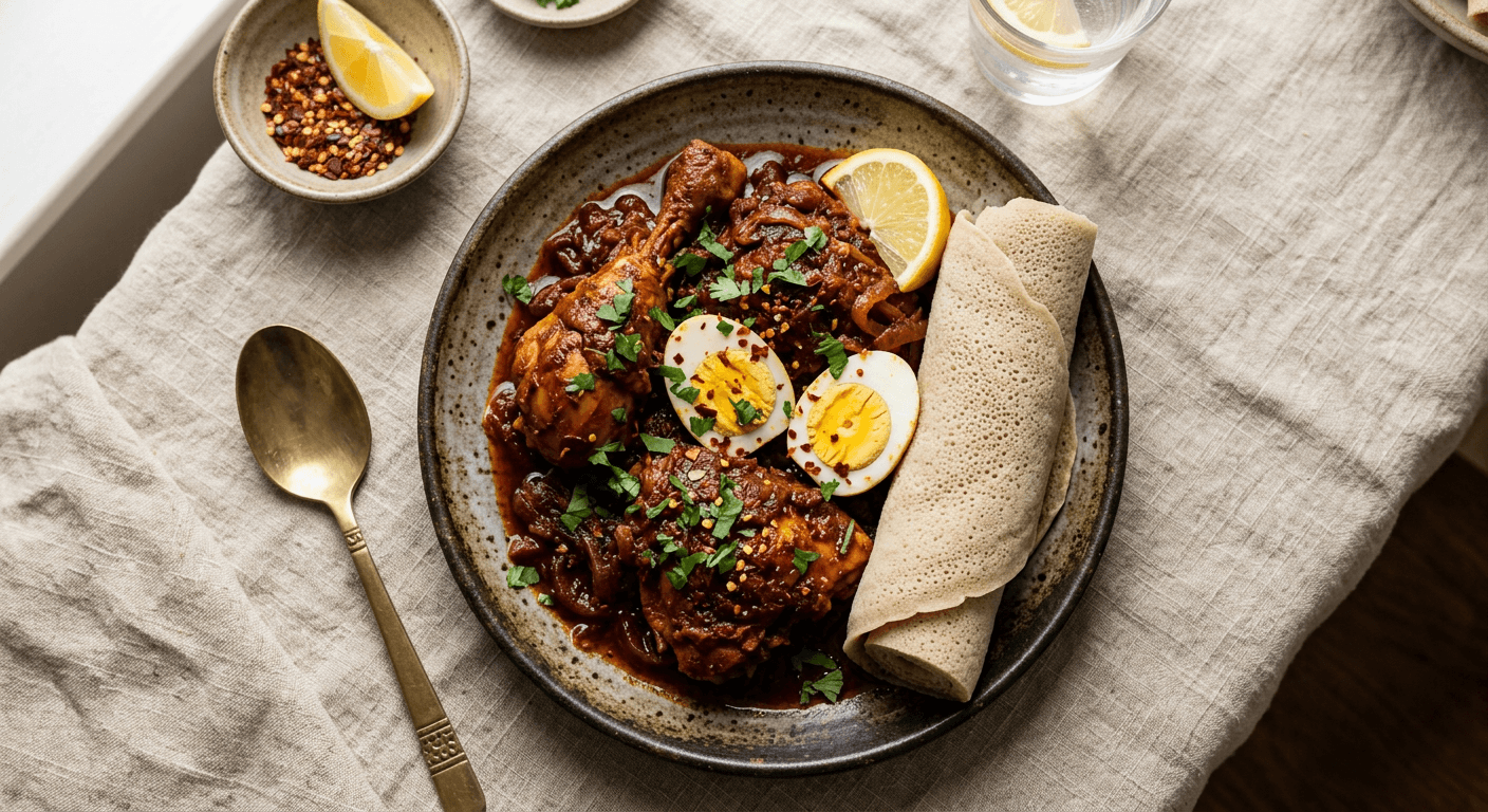 Lemon-Marinated Doro Wot