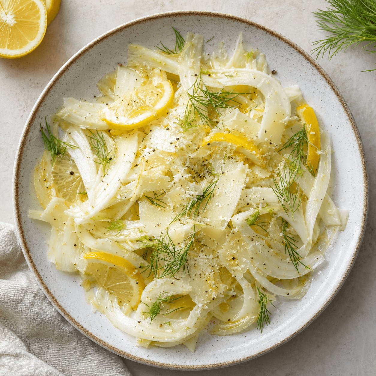 Lemon-Parmesan Fennel Salad