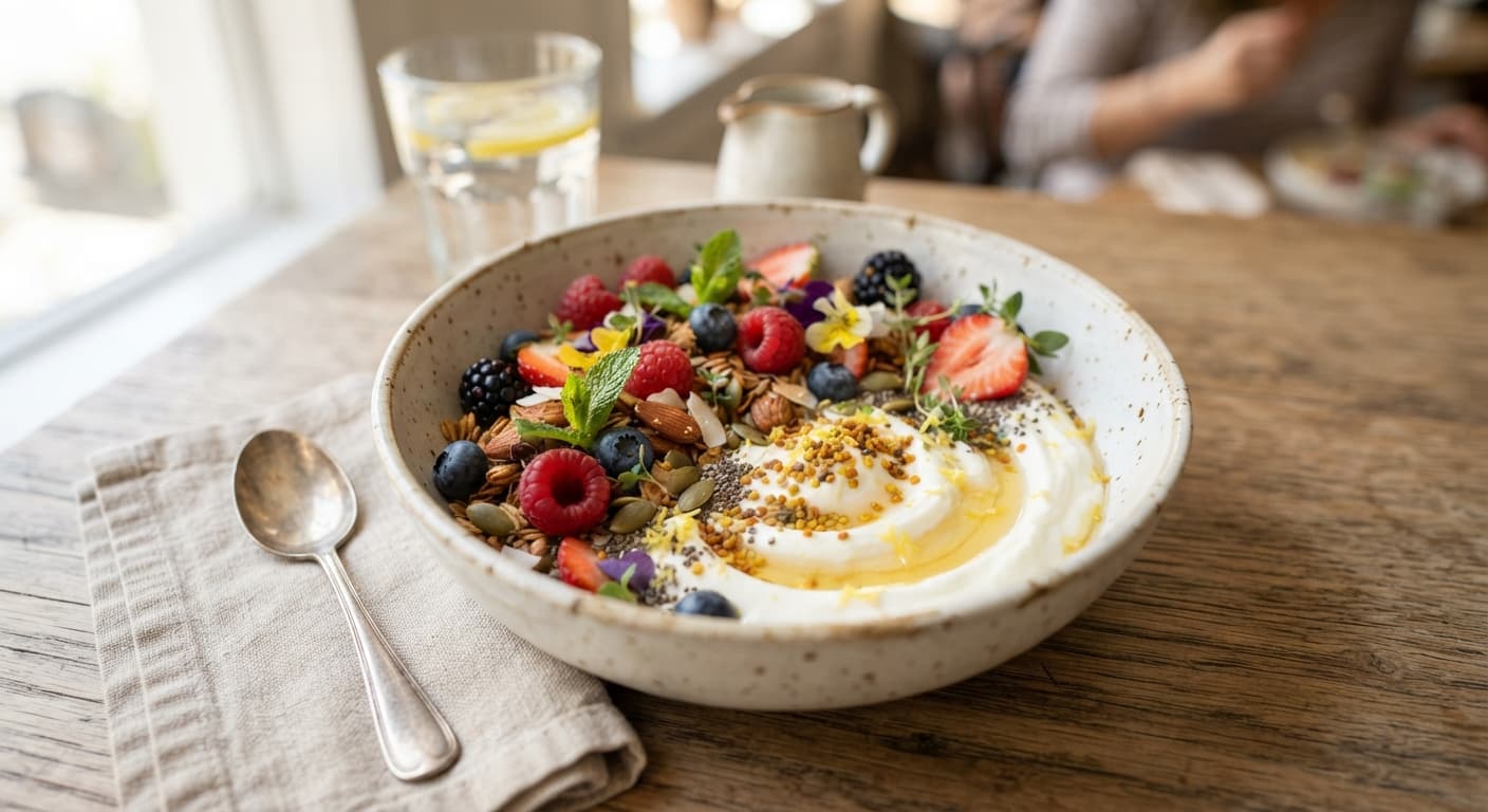 Lemon Yogurt Breakfast Bowl
