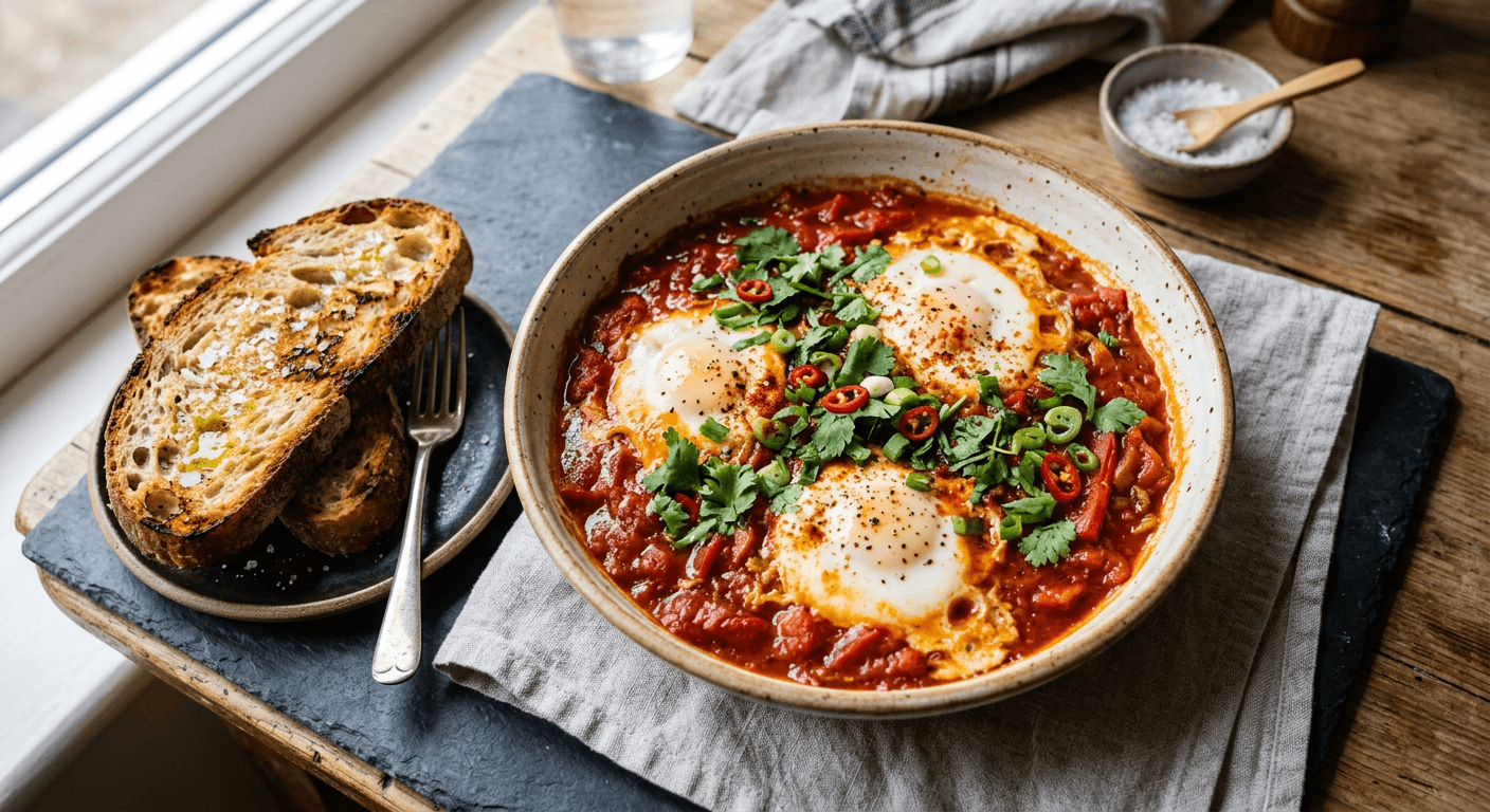 Lemongrass and Ginger Shakshuka