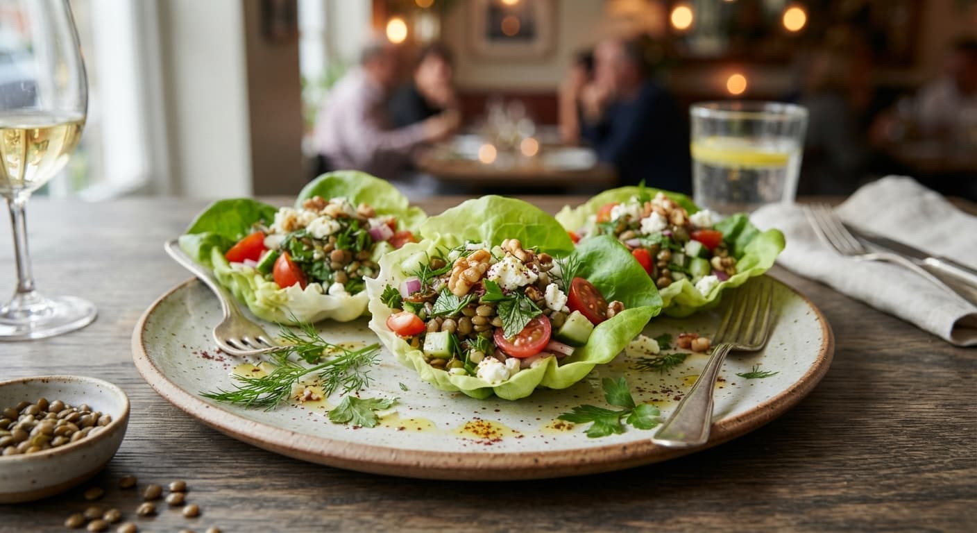 Lentil & Herb Salad Cups