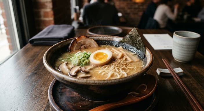 Light Miso Noodle Soup