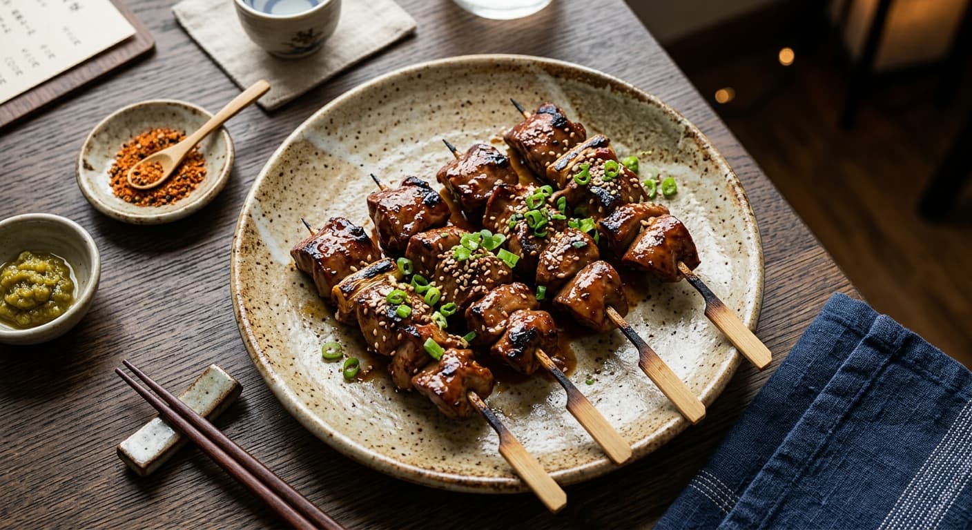 Liver Yakitori (Reba)