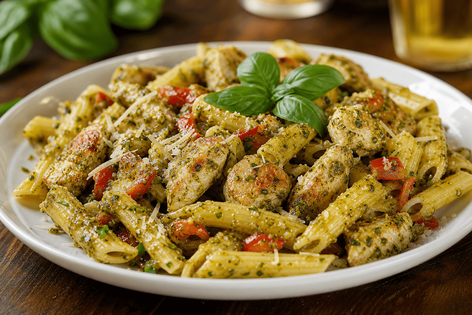 Macarena Pesto Chicken Skillet