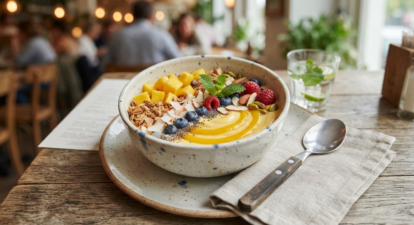 Mango Lassi Smoothie Bowl