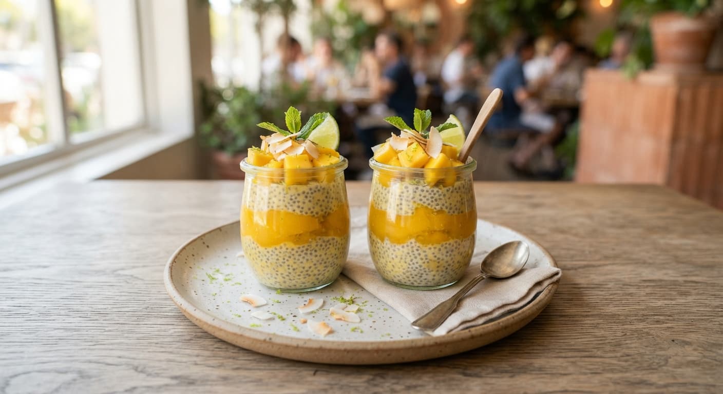 Mango Lime Chia Cups