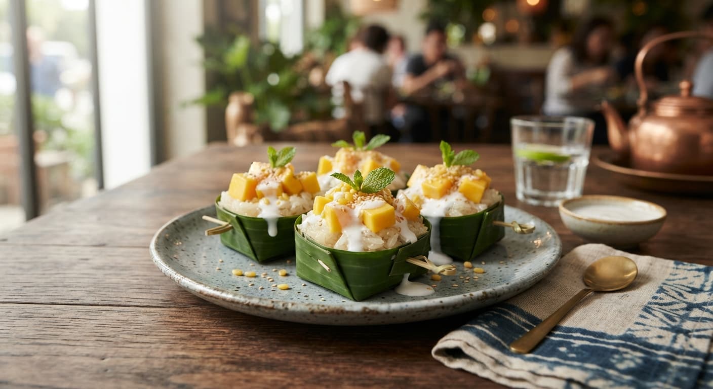 Mango Sticky Rice Cups
