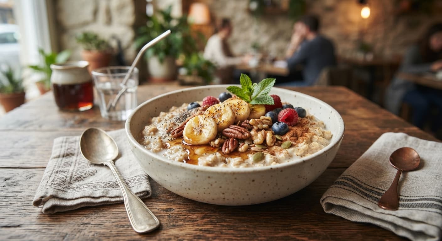 Maple Banana Oat Porridge