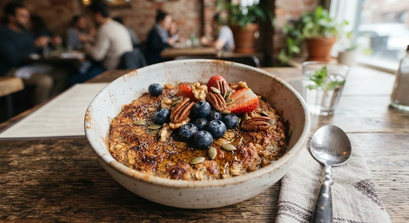 Maple Chia Baked Oatmeal