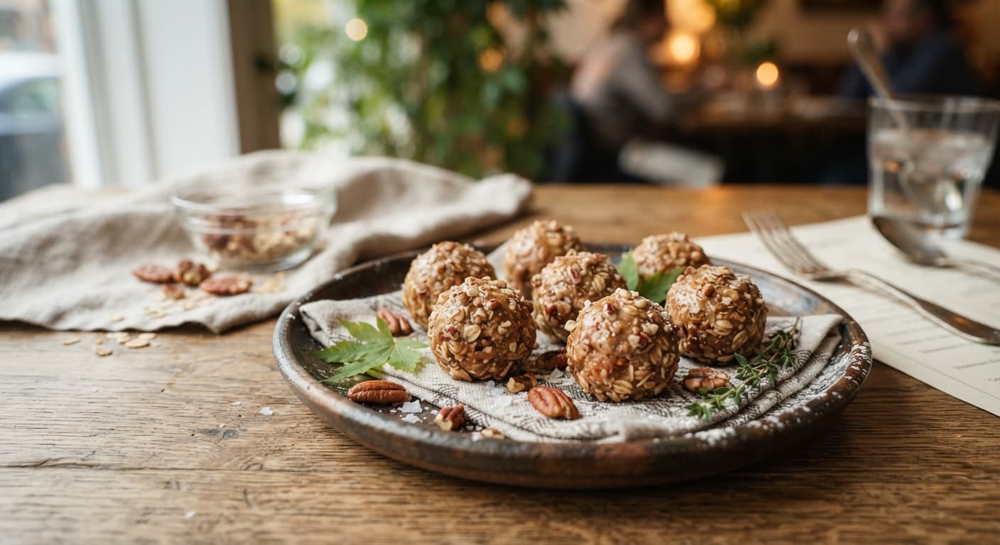 Maple Pecan Oat Energy Bites