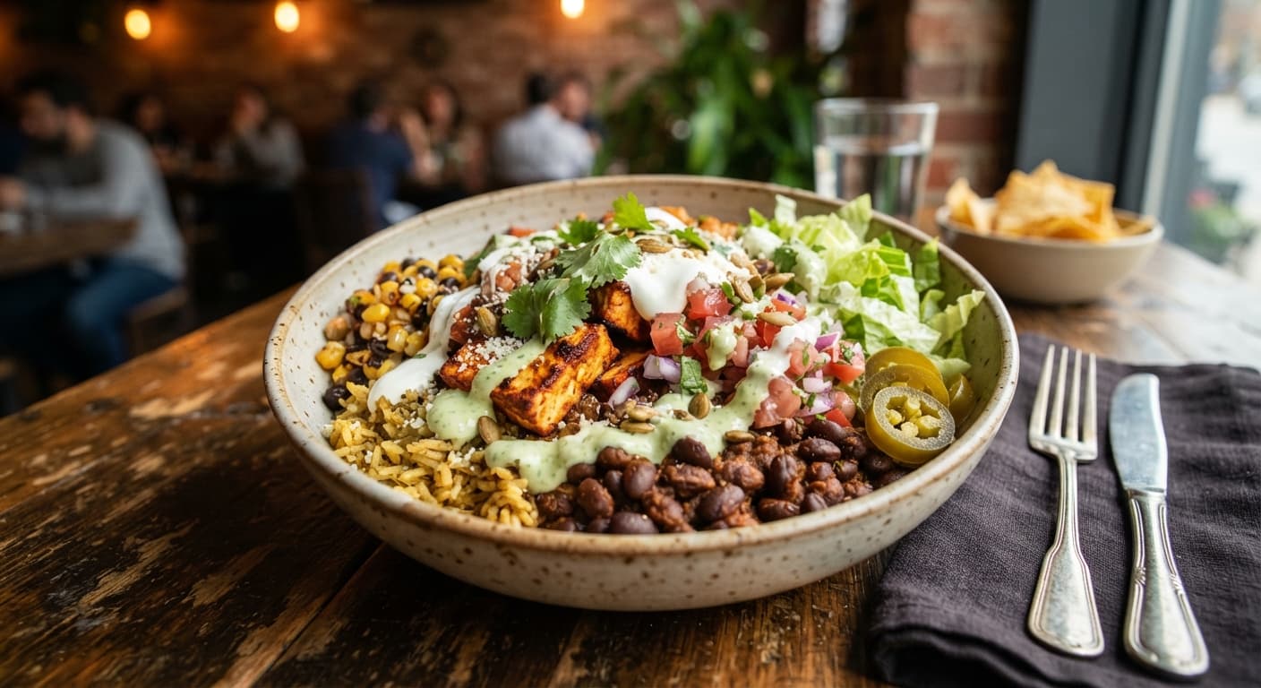 Masala Bean Burrito Bowl