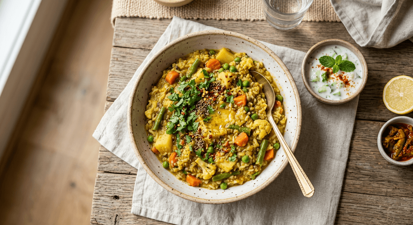 Masala Vegetable Khichdi