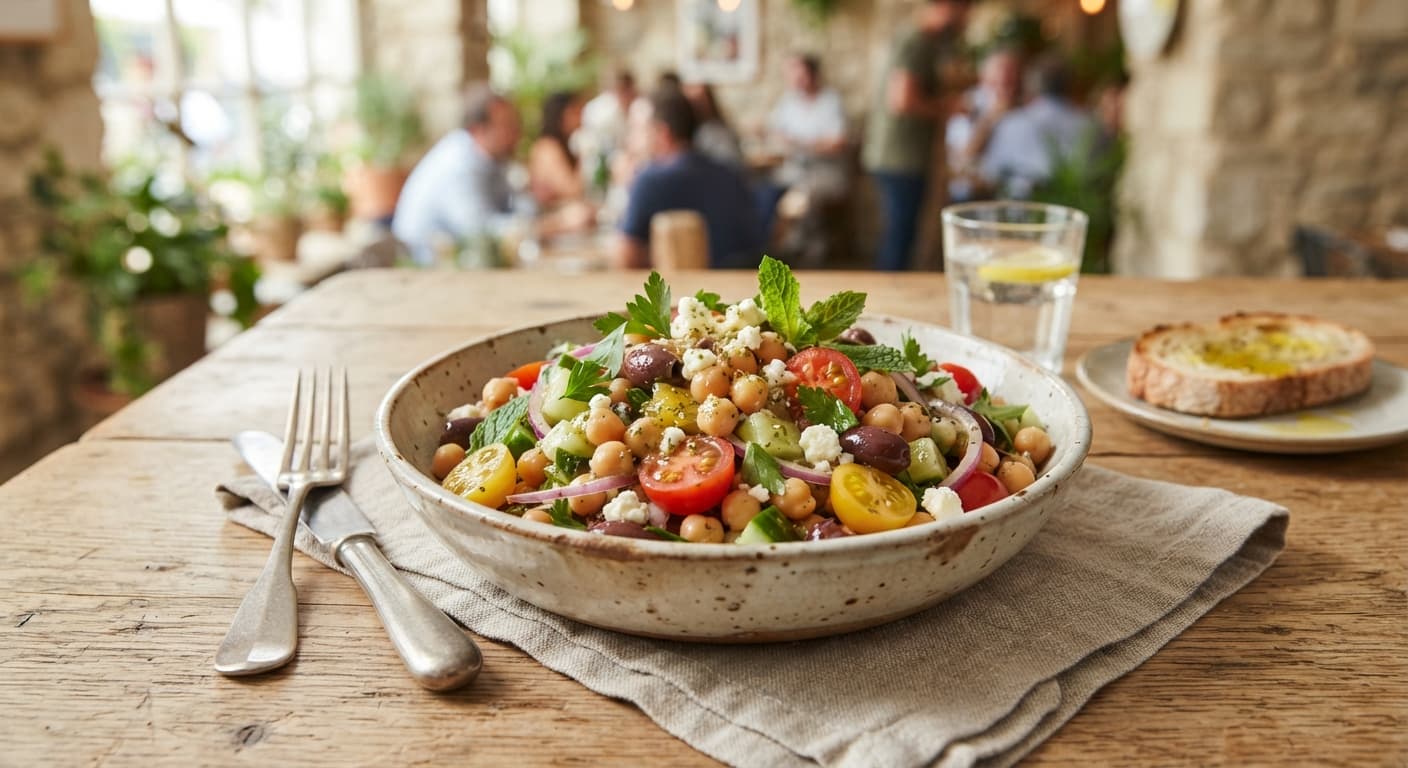Mediterranean Chickpea Salad