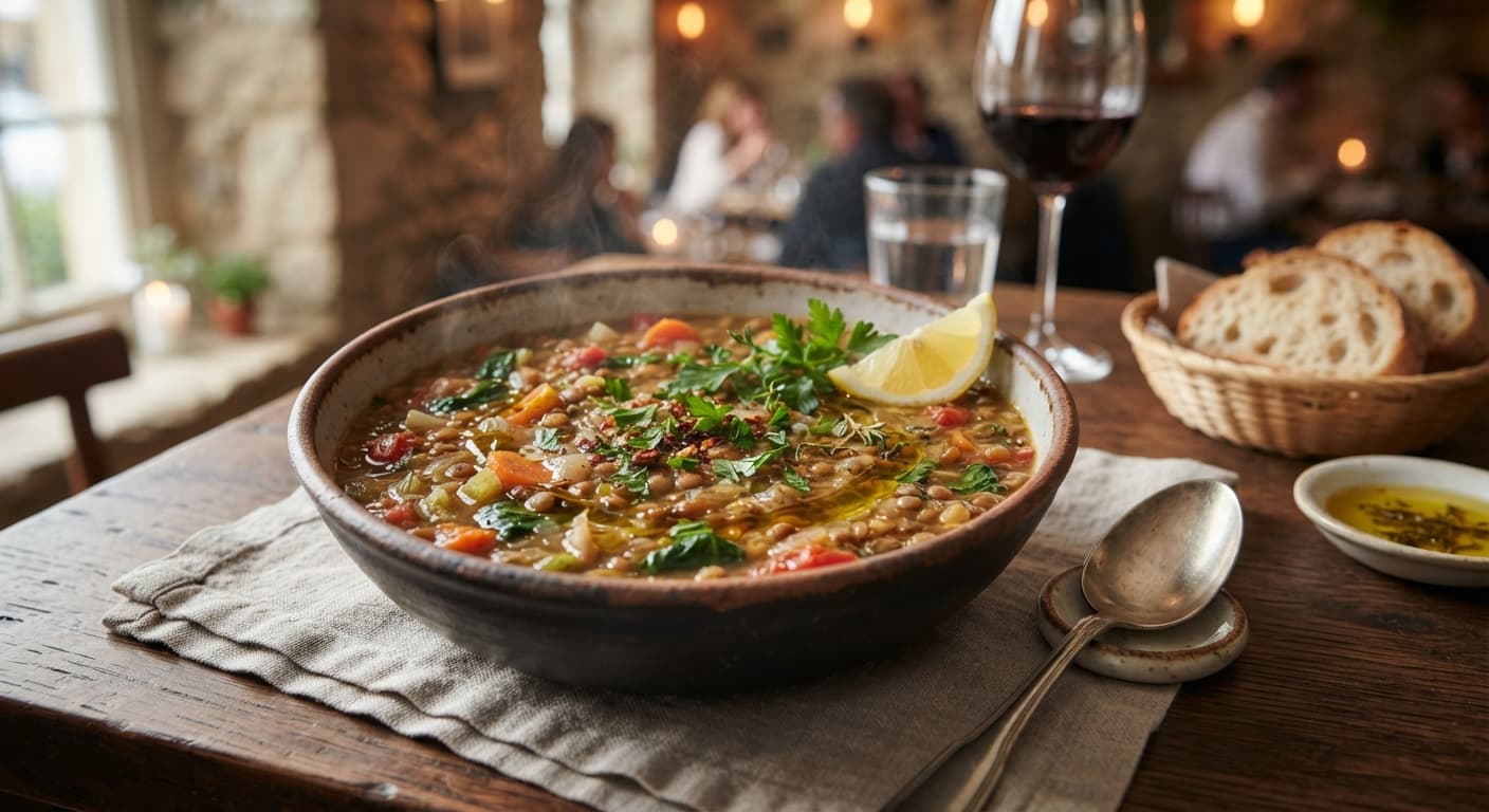 Mediterranean Lentil Soup