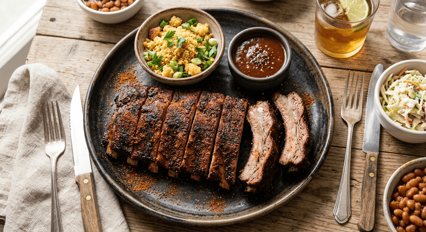 Memphis Style Dry Rub Oven Ribs