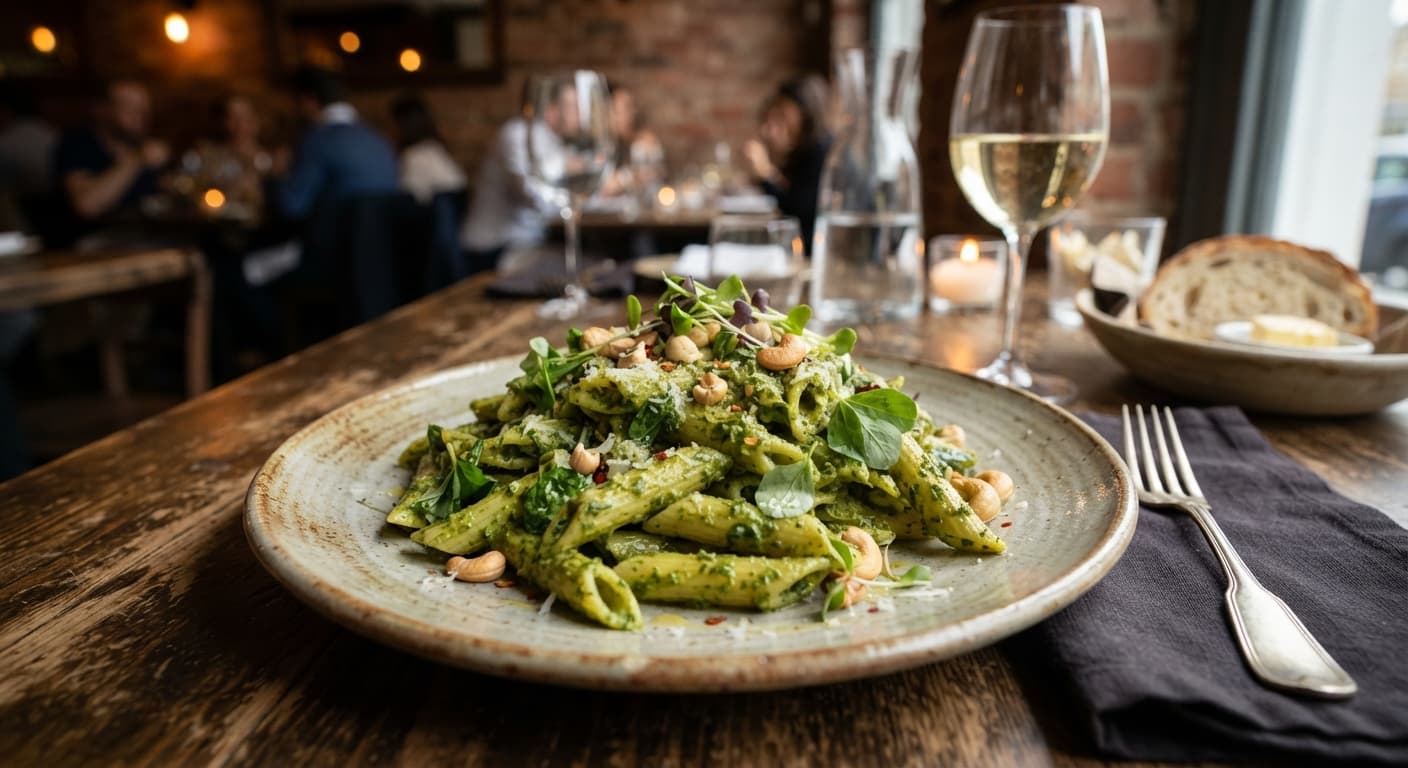 Methi‑Pesto Penne