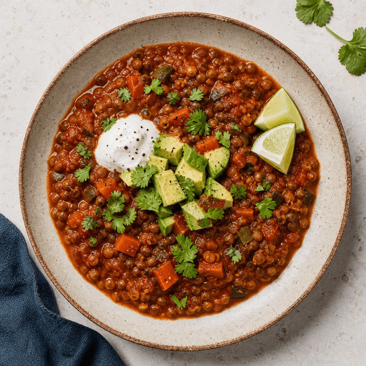 Mexican Chipotle Lentil Stew