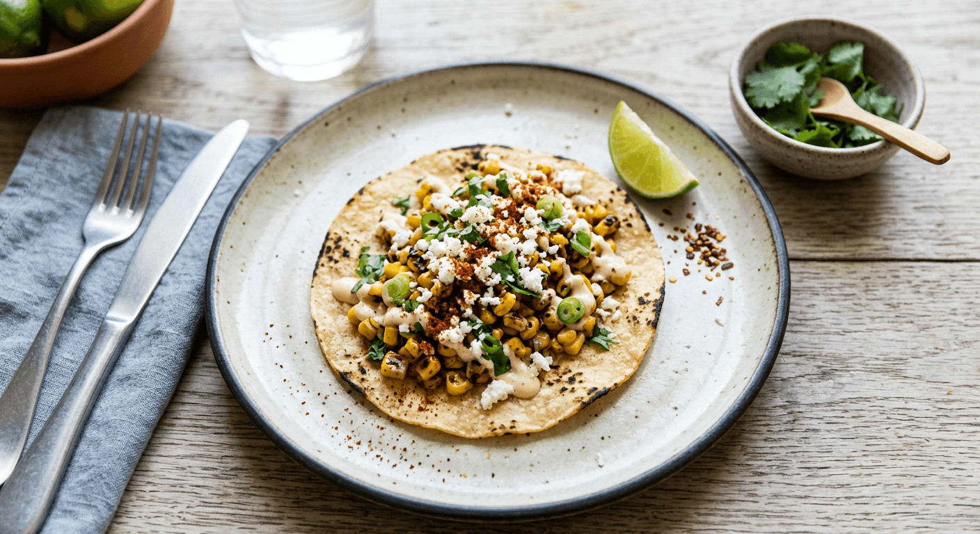 Mexican Street Corn Tortilla