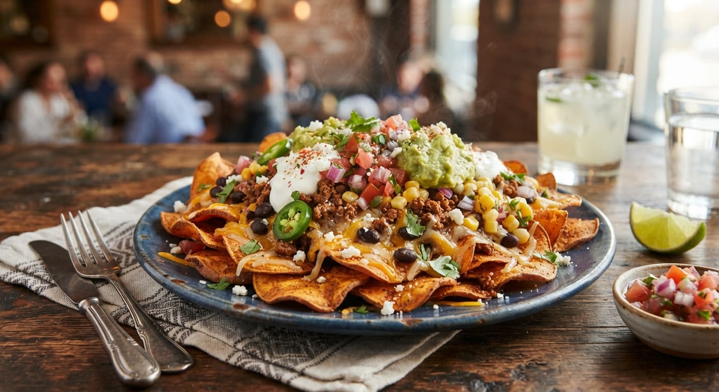 Mexican Sweet Potato Nachos