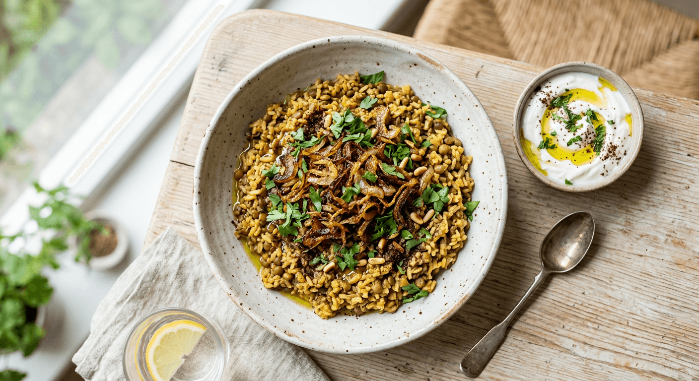 Middle Eastern Mujadara-Khichdi