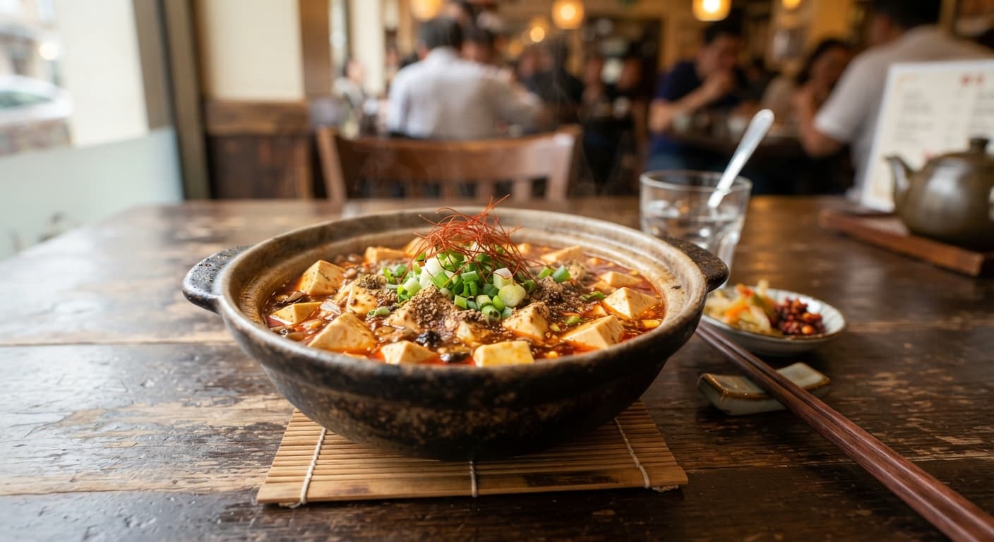Mild Mapo Tofu (Vegetarian)