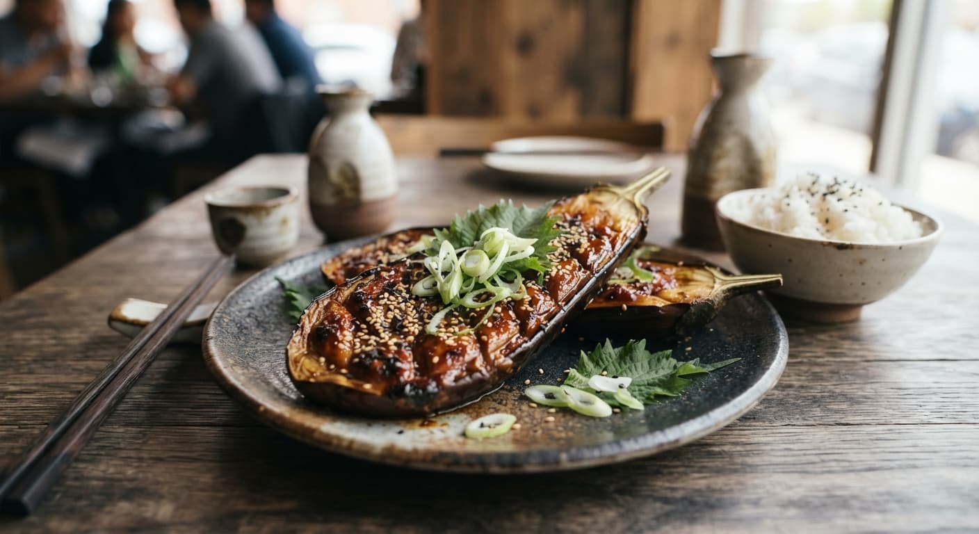 Miso‑Glazed Eggplant