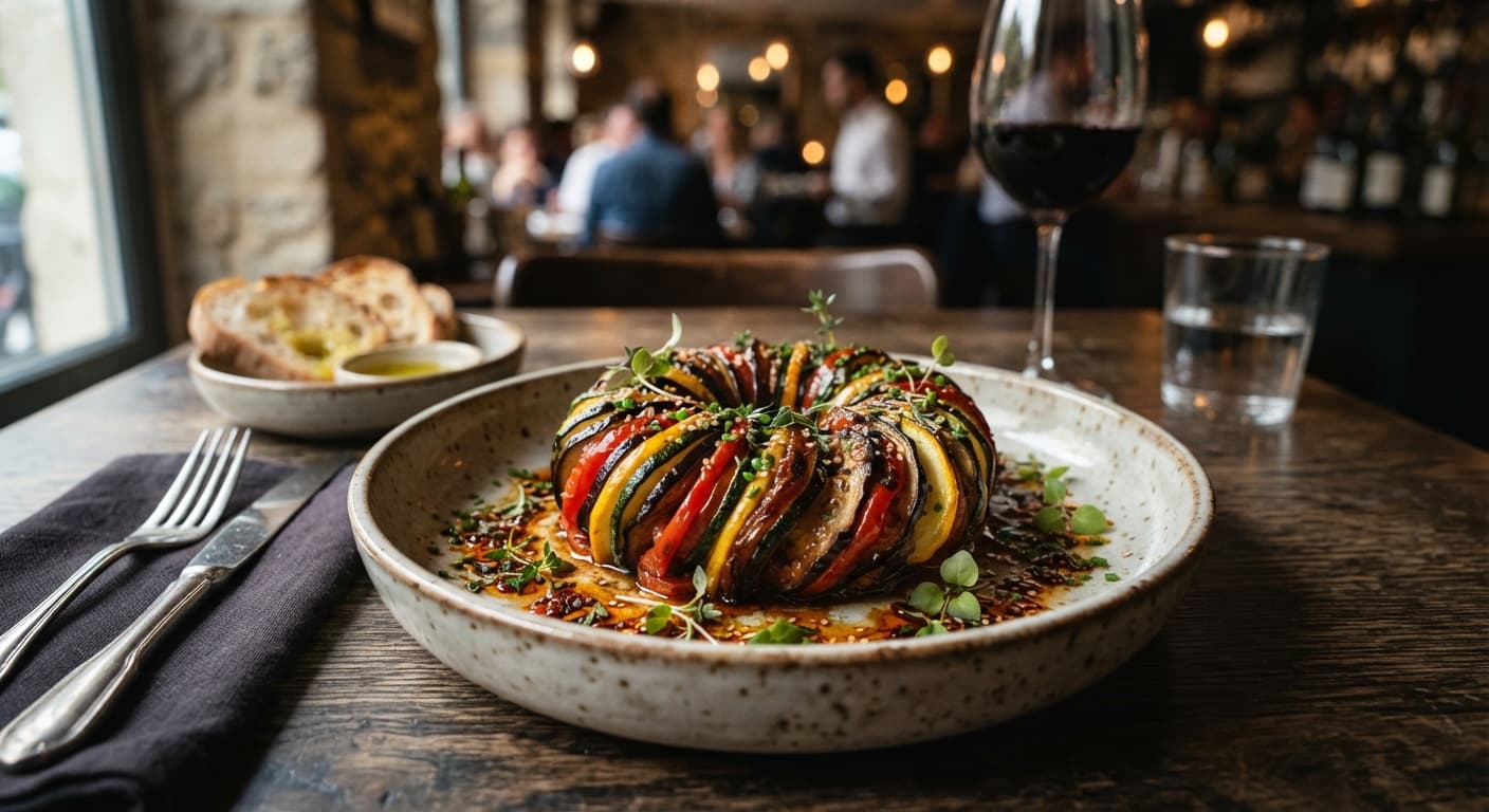 Miso‑Glazed Ratatouille