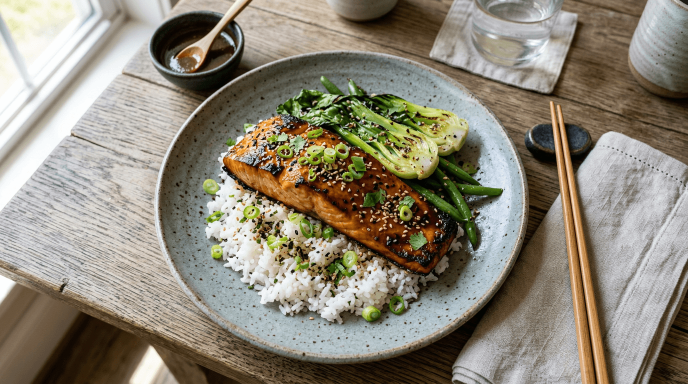 Miso Glazed Salmon