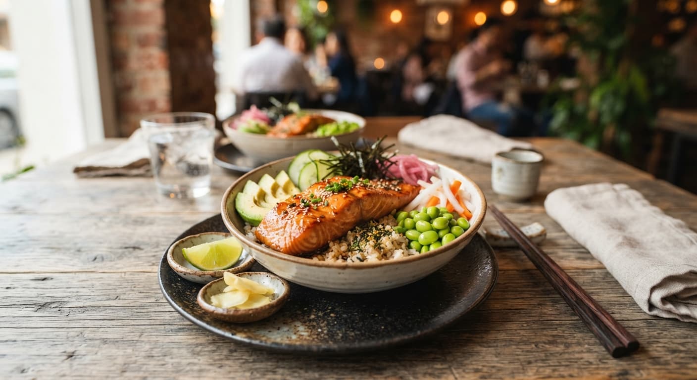 Miso‑Glazed Salmon Bowls