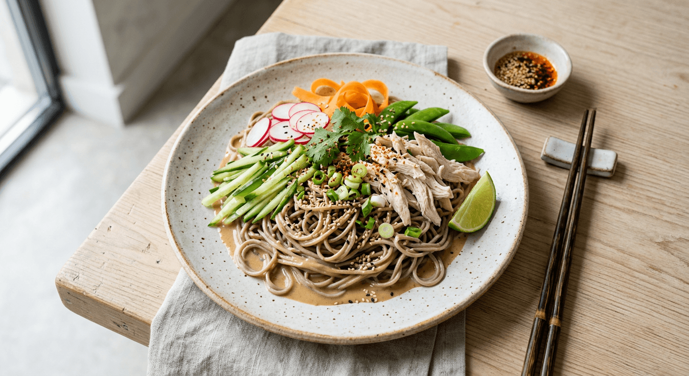 Miso Tahini Cold Soba