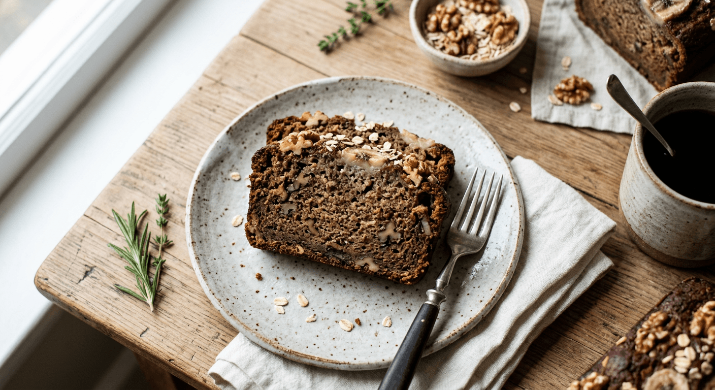 Moist Greek Yogurt Banana Bread