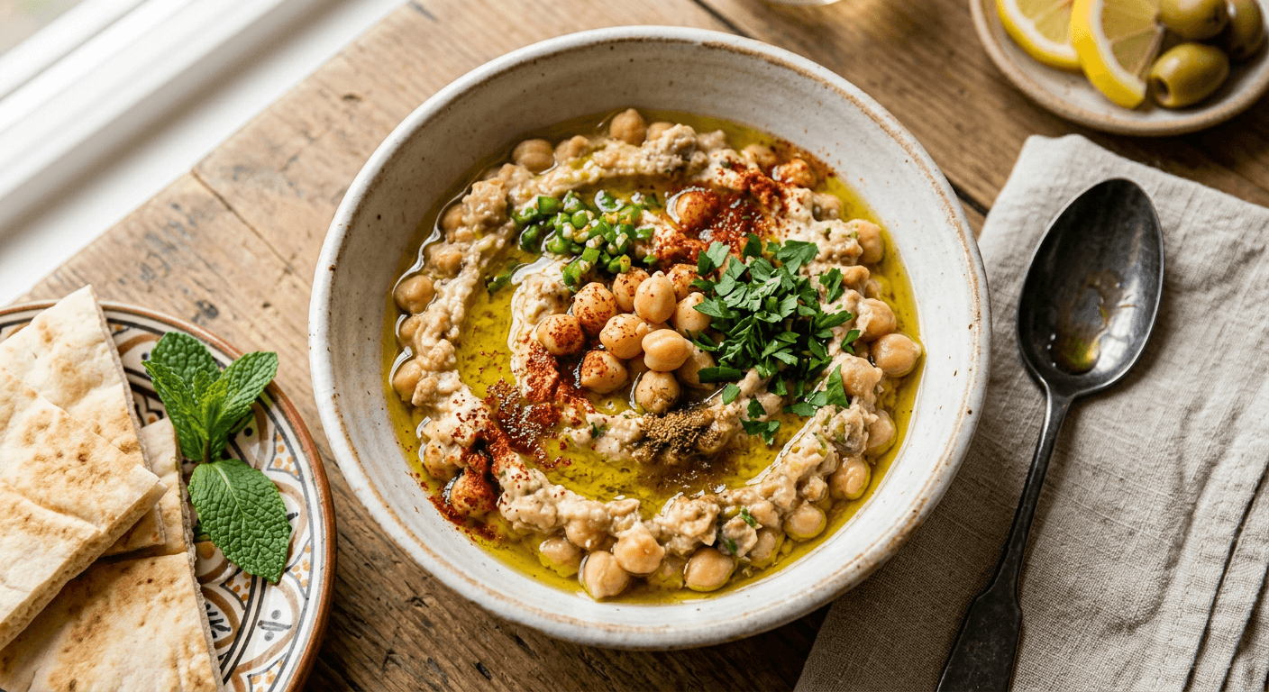 Msabbaha Chunky Hummus