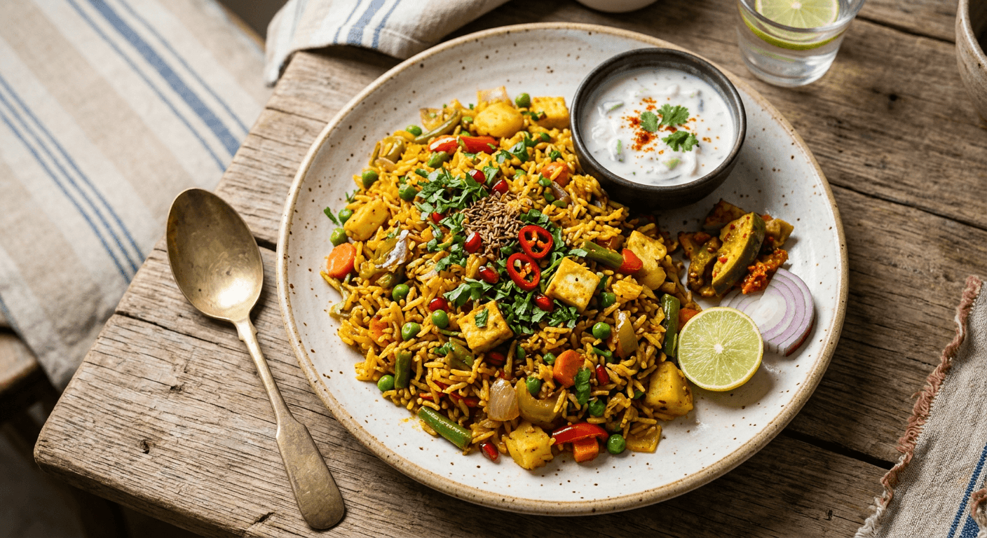 Mumbai Style Tawa Pulao