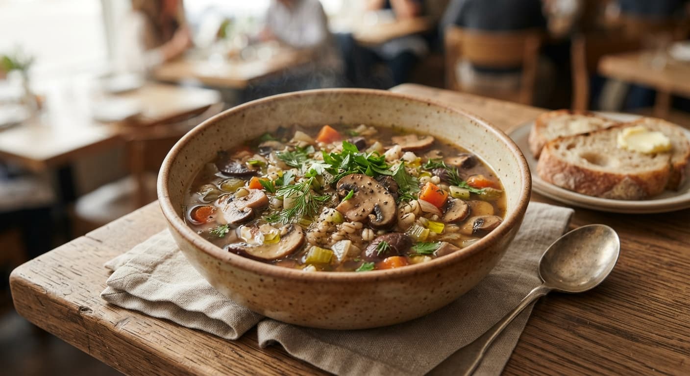 Mushroom and Barley Soup