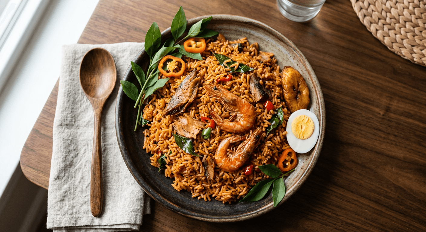 Native Jollof Rice (Iwuk Edesi)