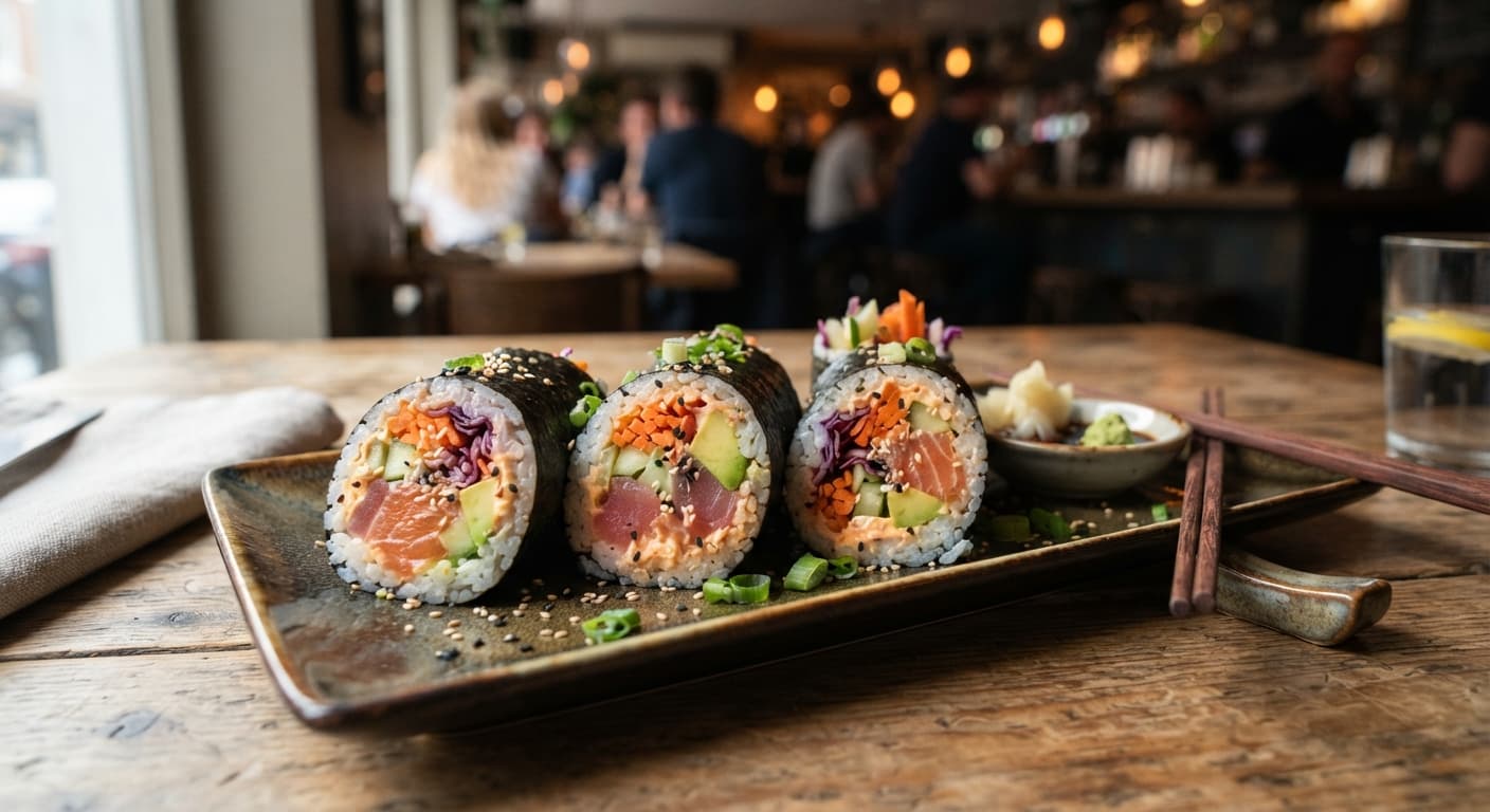 Nori-Wrapped Burrito Rolls