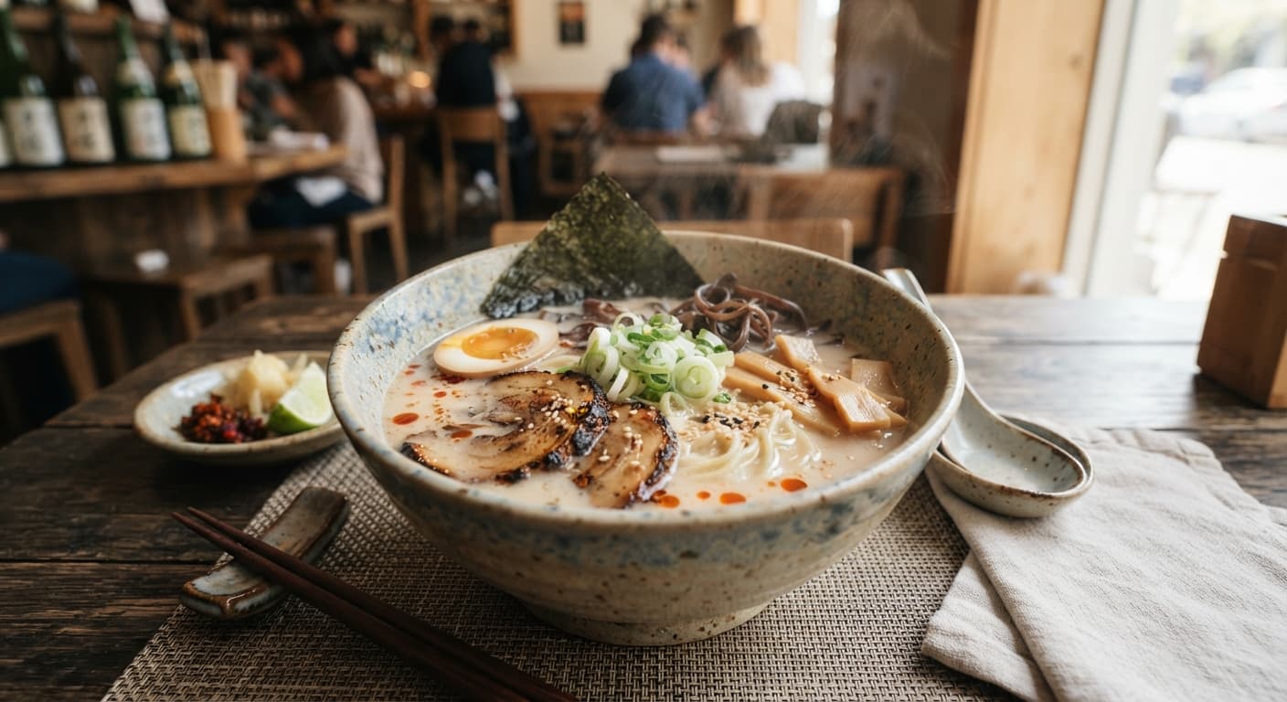 Oat Milk Tonkotsu-Style Ramen