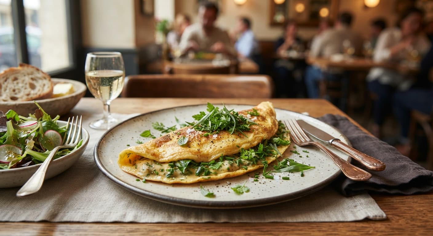 Omelette aux Fines Herbes
