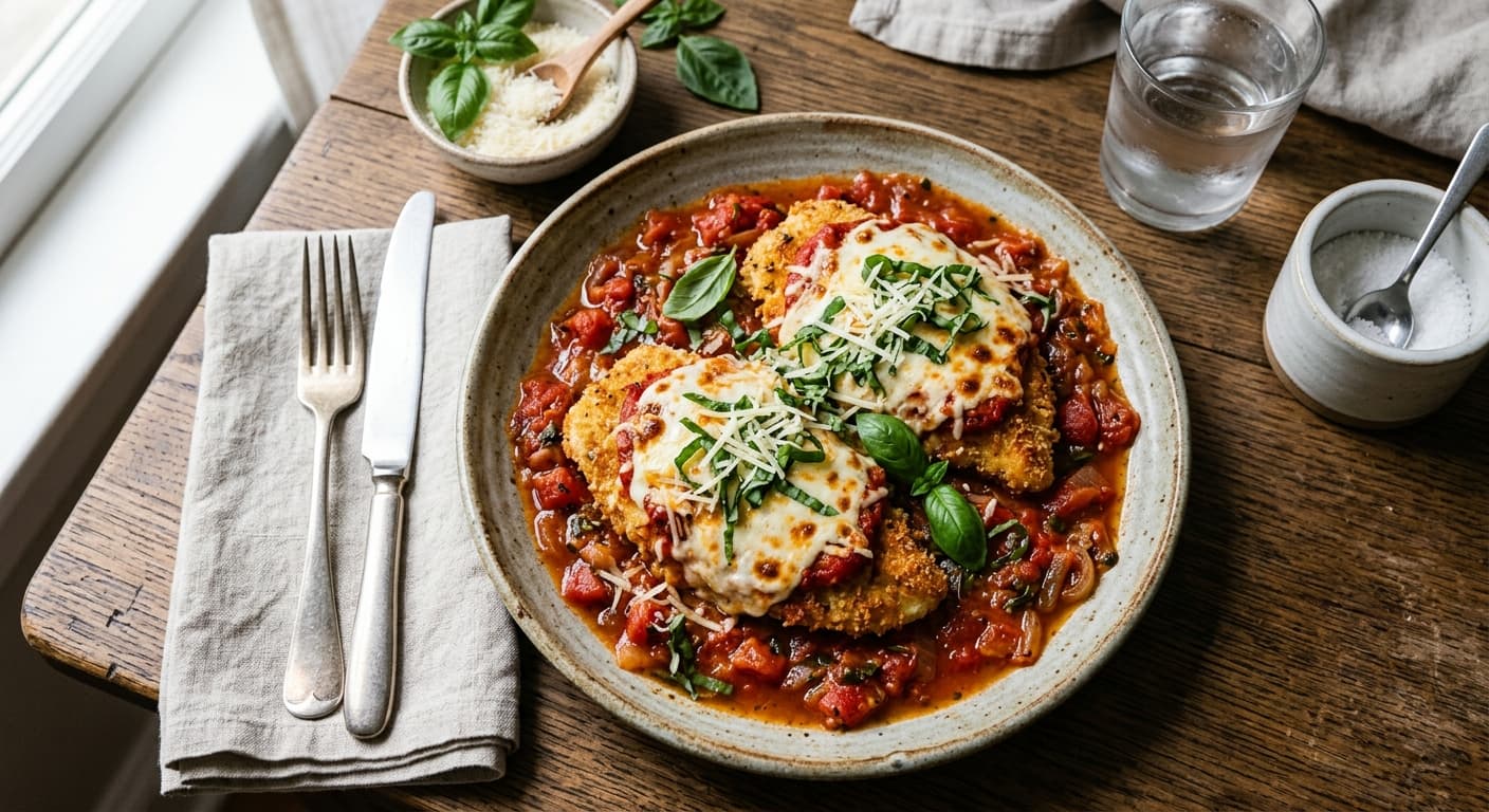 One-Pan Baked Chicken Parm