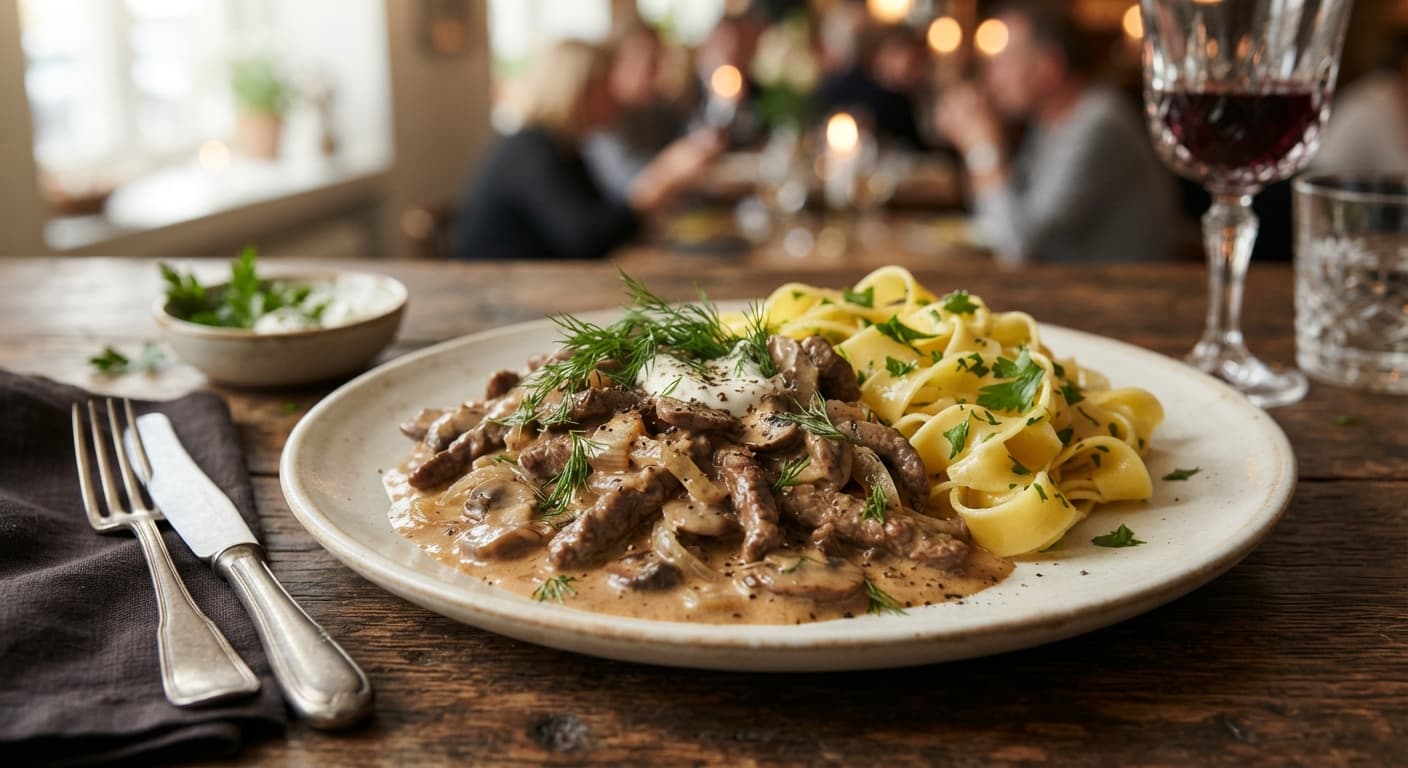 One-Pot Beef Stroganoff