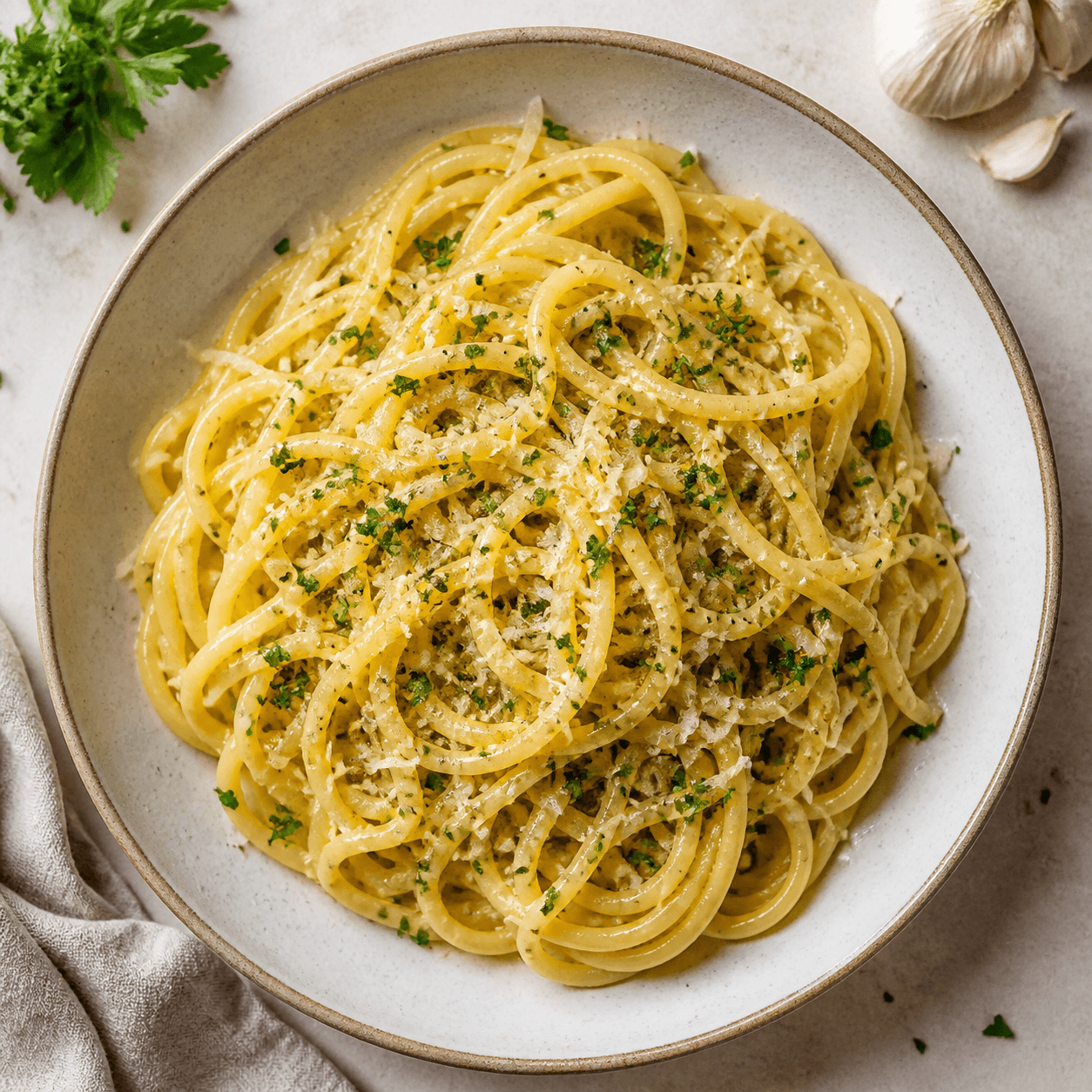 One-Pot Garlic Butter Pasta