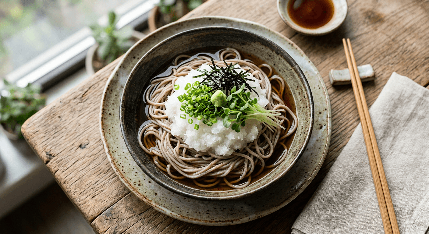 Oroshi Soba with Daikon