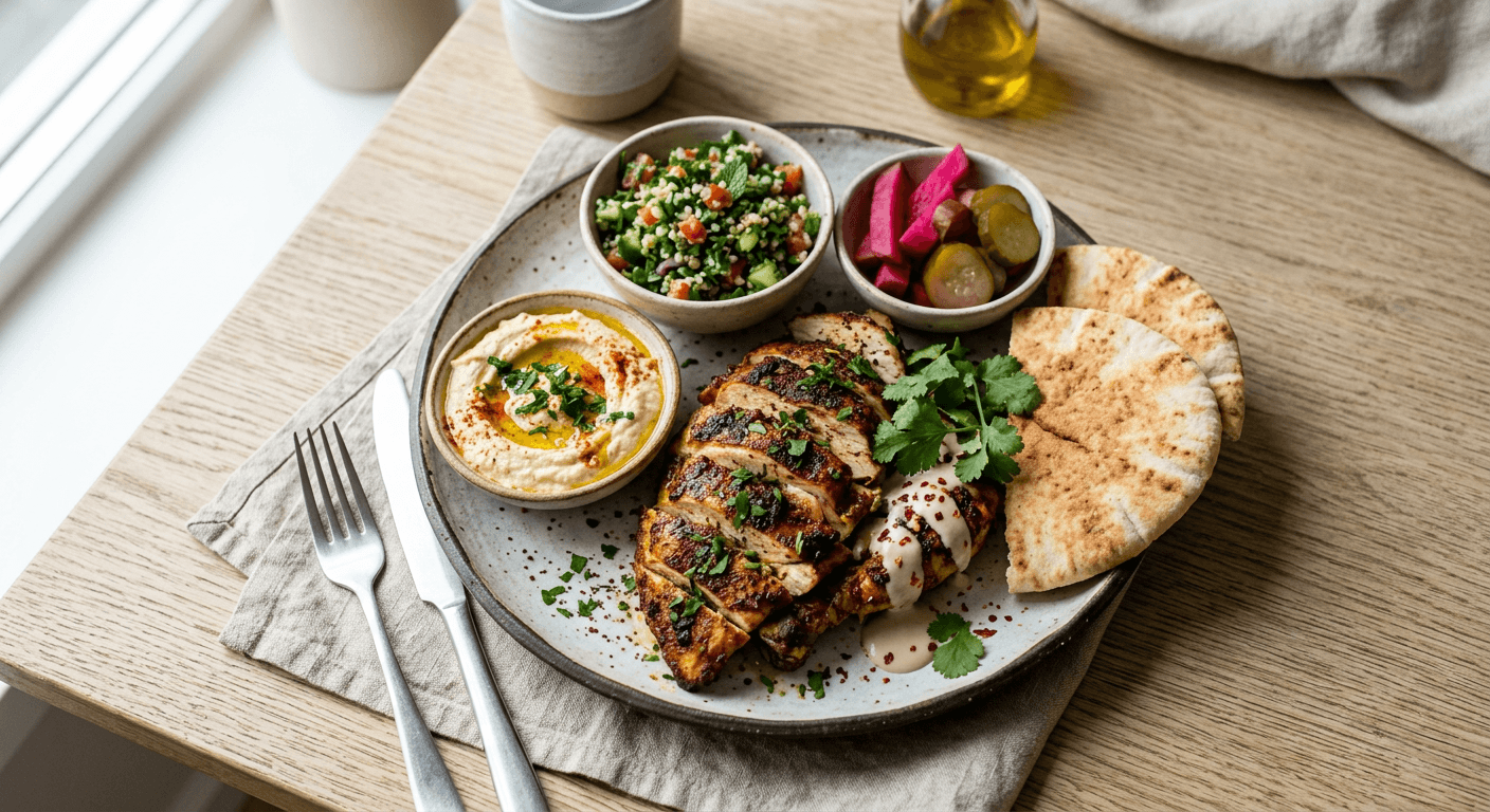 Oven Roasted Chicken Shawarma