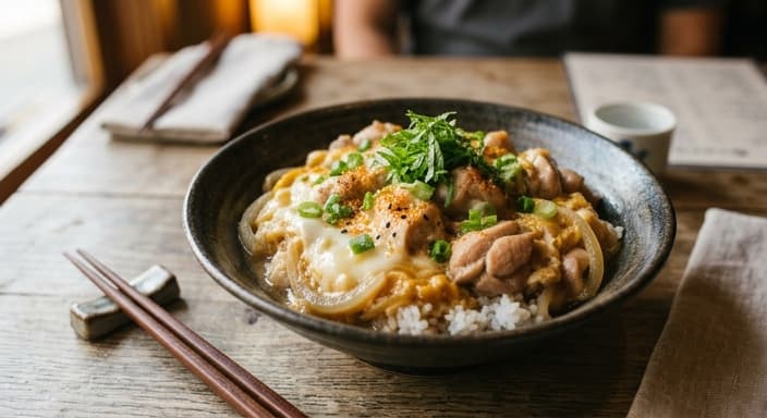 Oyakodon (Chicken and Egg Bowl)